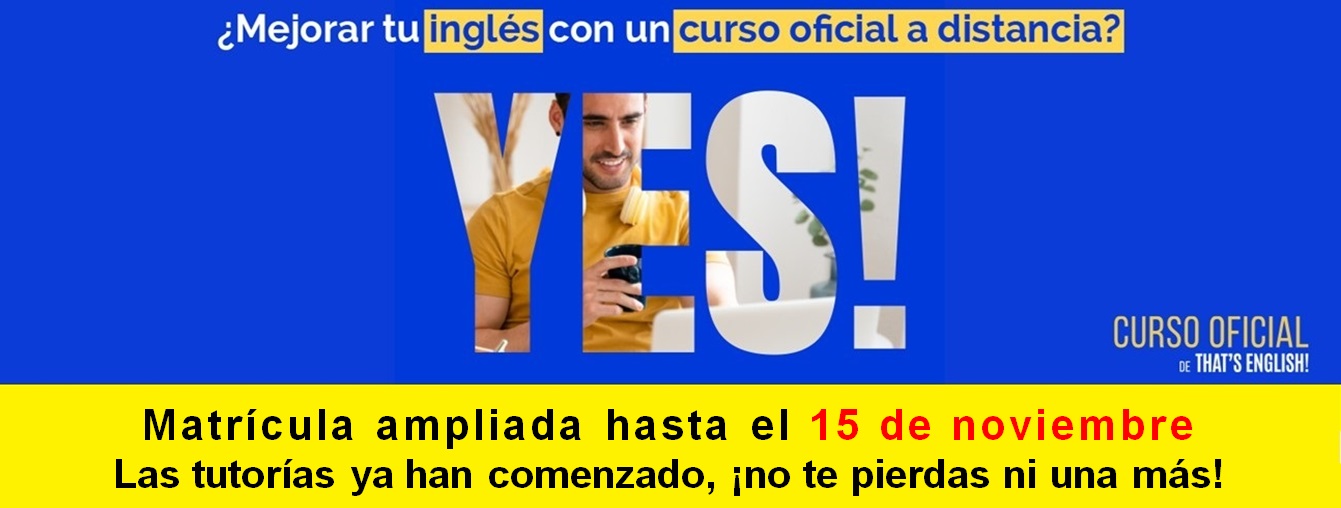 2 That´s English ampliación matrícula