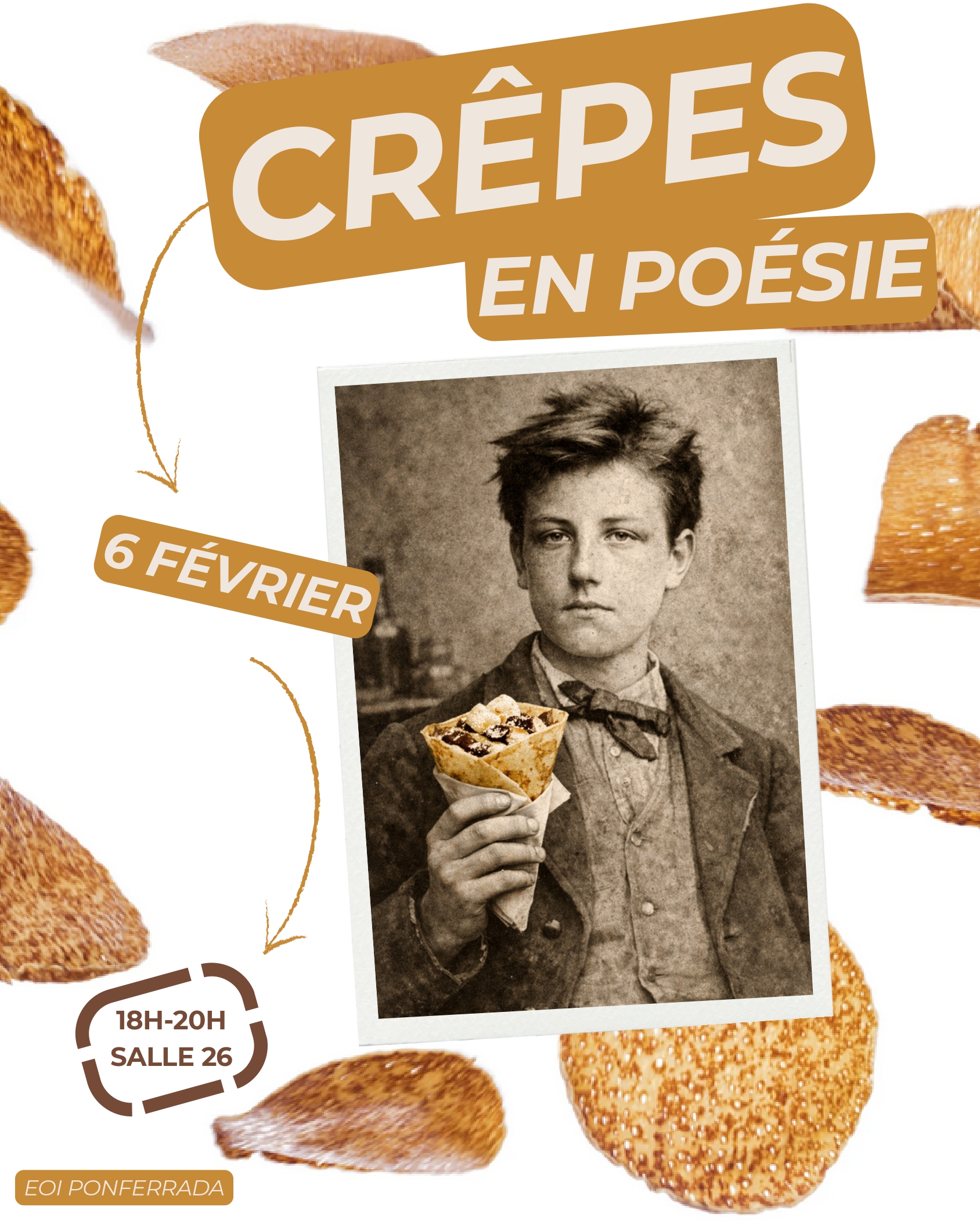 Poesía y crepes