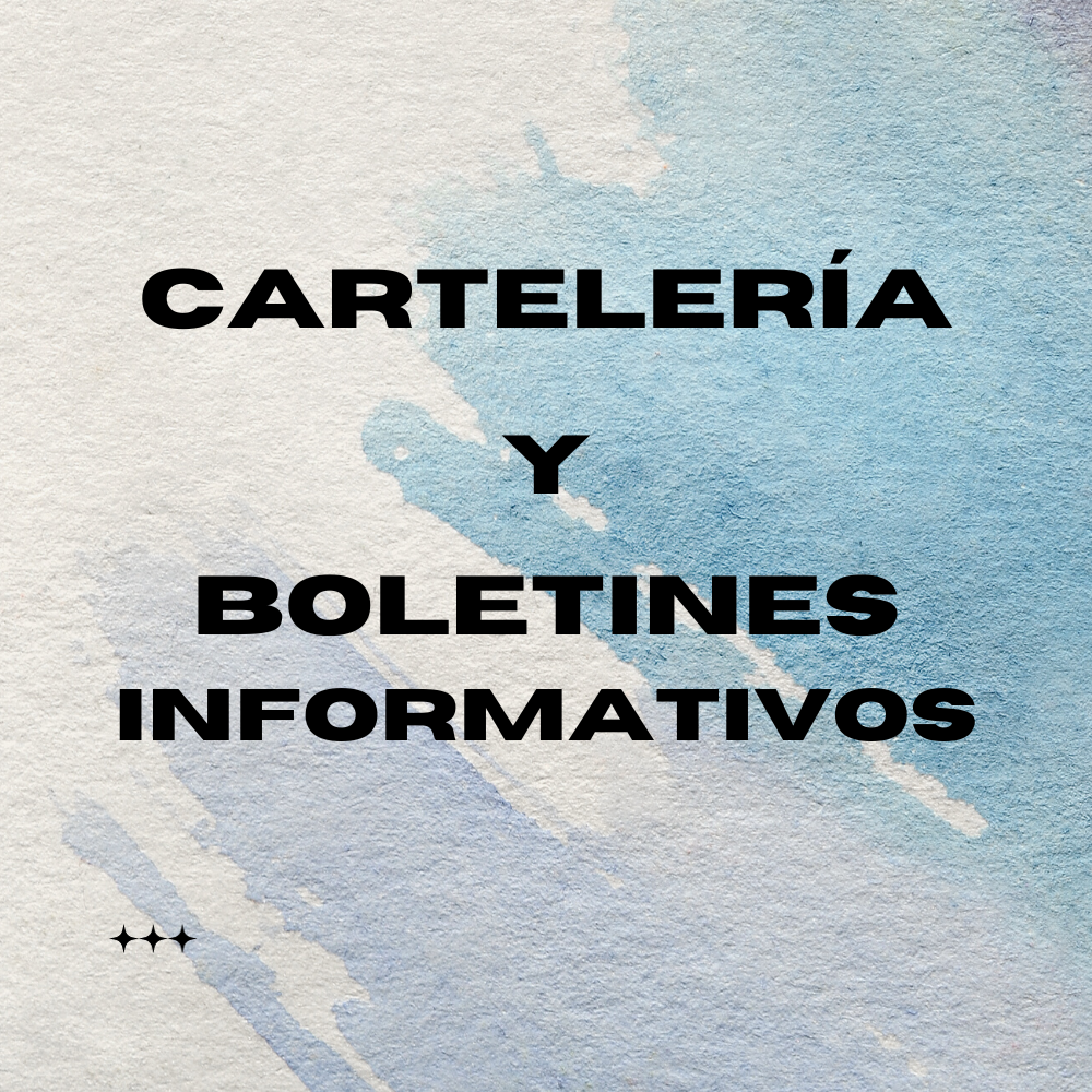Actividades_Carteleria y boletines informativos