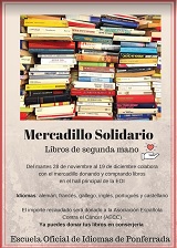 Mercadillo Solidario Diciembre 2017 a 25