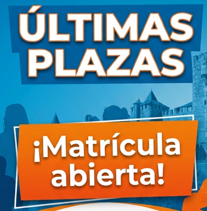 Banner últimas plazas para Admisión Matrícula 