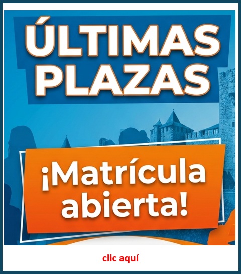 Últimas plazas