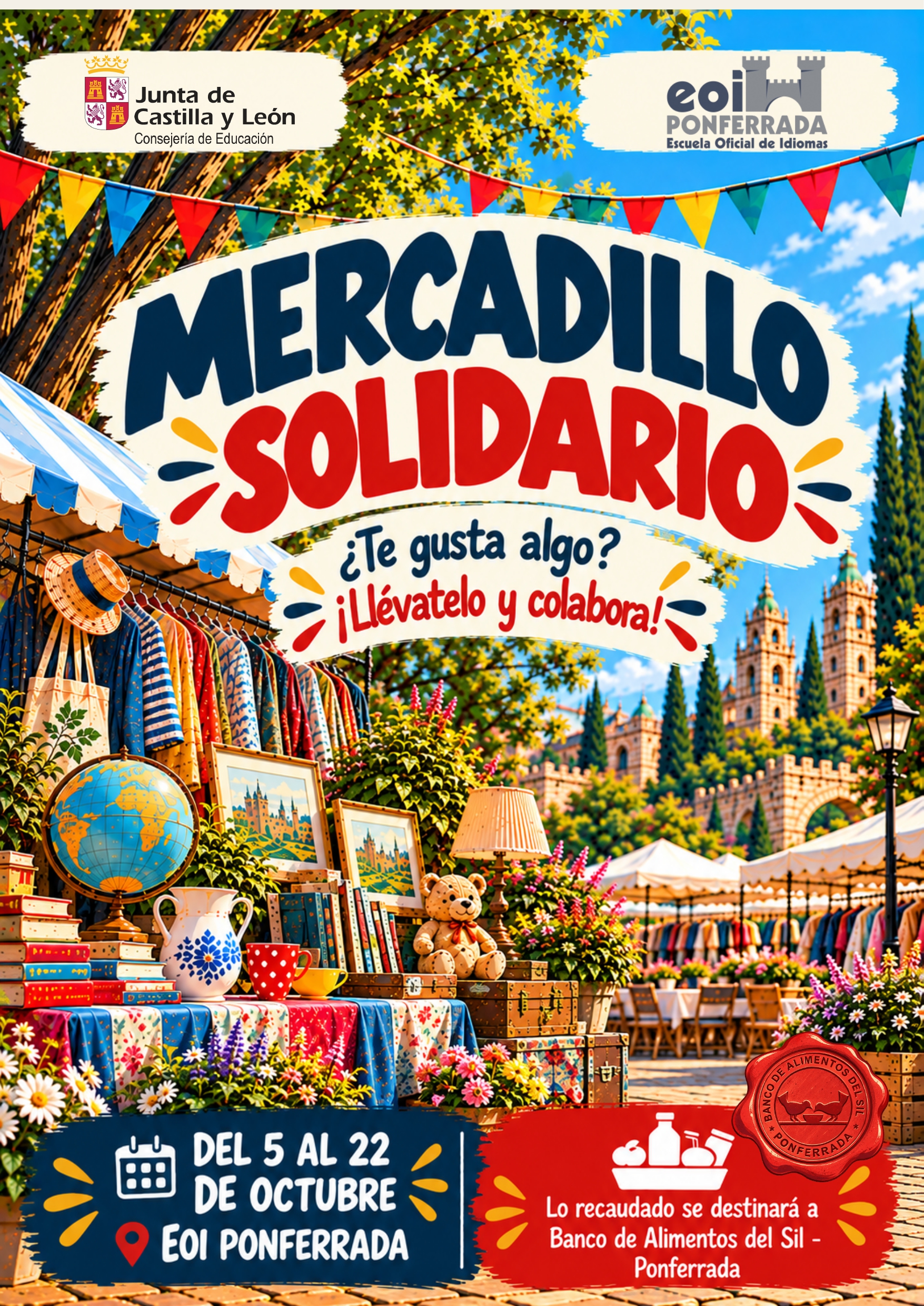 Póster mercadillo octu 2026